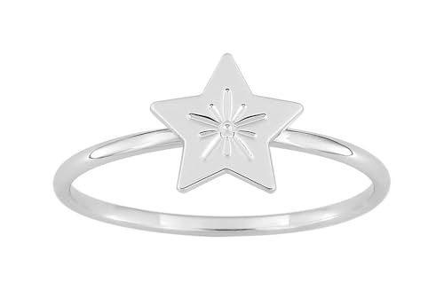 Bijouxenvogue Rhodinierten Silberring Größe 60 von Bijouxenvogue