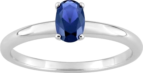 Bijouxenvogue Ring aus rhodiniertem Silber mit Zirkon und blauem Zirkon. Größe 48 von Bijouxenvogue