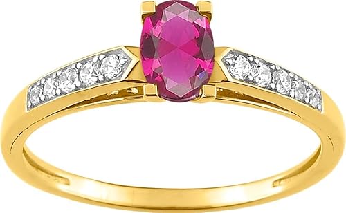 Bijouxenvogue Ring aus rhodiniertem Gold mit Zirkon. Größe 48 von Bijouxenvogue