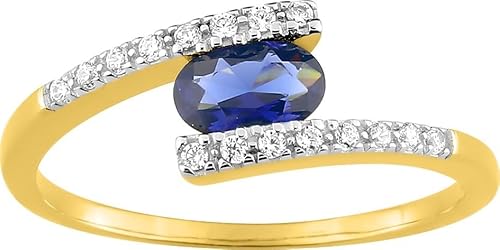 Bijouxenvogue Ring aus rhodiniertem Gold mit blauen Zirkonien Größe 57 Bijouxenvogue Ring aus rhodiniertem Gold mit blauen Zirkonien Größe 57 von Bijouxenvogue