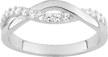 Bijouxenvogue Ring aus rhodiniertem Silber mit Zirkon. Größe 57 Bijouxenvogue Ring aus rhodiniertem Silber mit Zirkon. Größe 57 von Bijouxenvogue