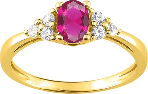 Bijouxenvogue Ring aus vergoldetem Zirconium Größe 57 von Bijouxenvogue