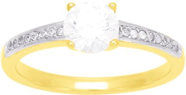 Bijouxenvogue Ring aus vergoldetem Zirkonium Größe 64 von Bijouxenvogue