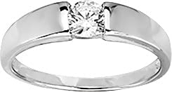 Bijouxenvogue Silberring Rhodiniert mit Zirkonium Größe 57 von Bijouxenvogue