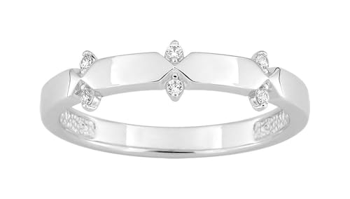 Bijouxenvogue Silberring mit Rhodium und Zirkonium Größe 50 Bijouxenvogue Silberring mit Rhodium und Zirkonium Größe 50 von Bijouxenvogue