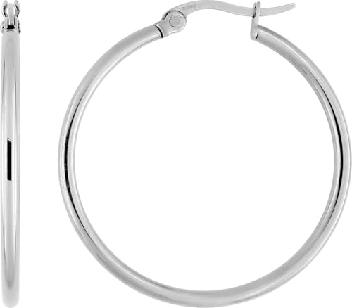 Creolen Ohrringe Edelstahl Creolen Ohrringe Edelstahl von Bijouxenvogue