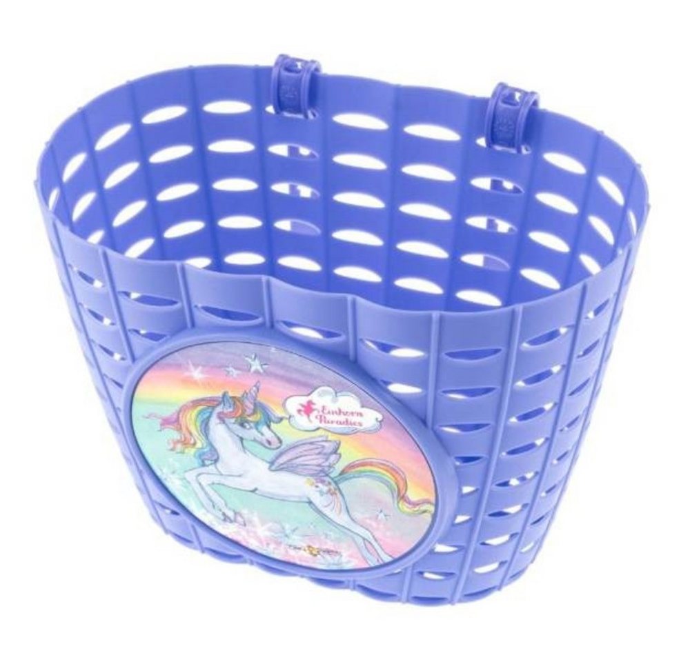 Bike Fashion Fahrradkorb Kinder Fahrradkorb Unicorn Paradise - Lila von Bike Fashion