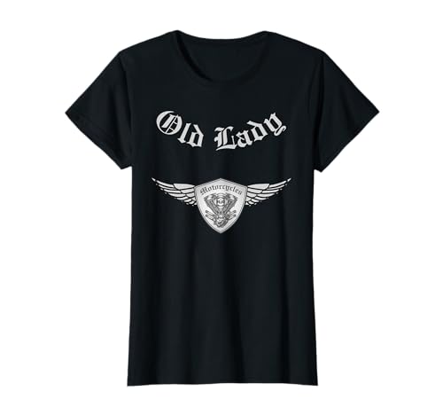 Old Lady Biker Rocker Frauen T-Shirt von Biker Motorrad Rocker Tees