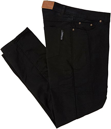 Bikers Gear Australia Damen Motorradjeans CE Knie Gepanzert KEVLAR Stretch Denim, Schwarz, UK 16S EU 44S, XL von Bikers Gear Australia