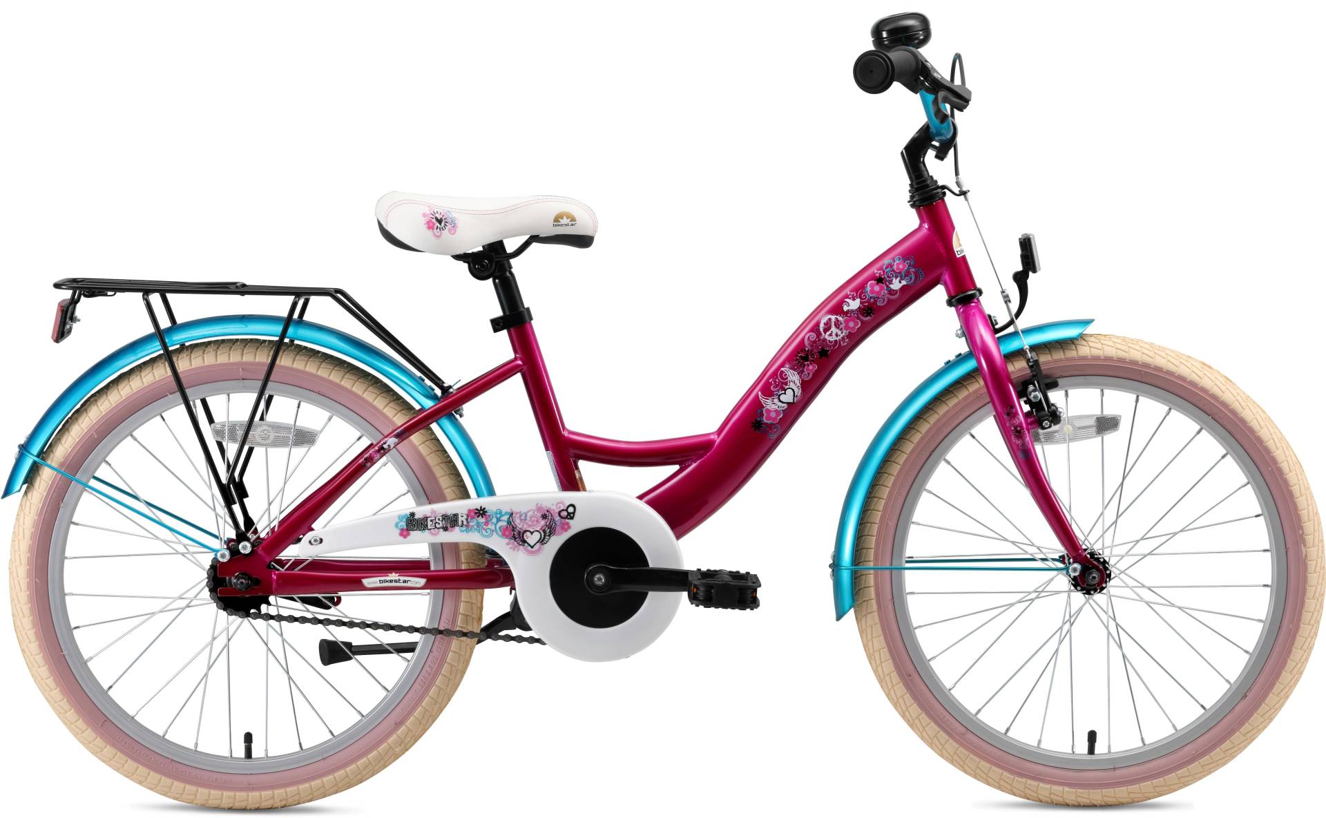 Bikestar Jugendfahrrad "Classic" 1 Gang für Damen von Bikestar