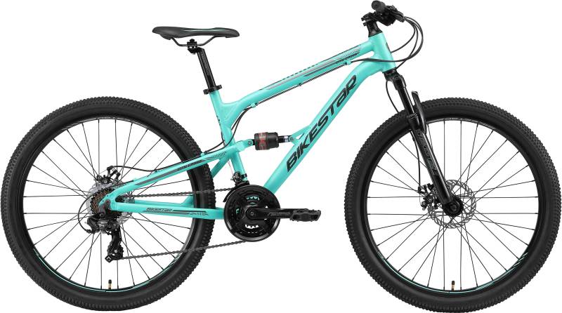 Bikestar Mountainbike 21 Gang Shimano RD-TY300 Schaltwerk Kettenschaltung für Damen und Herren, Kettenschaltung von Bikestar