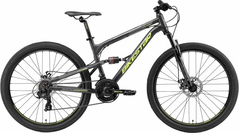 Bikestar Mountainbike 21 Gang Shimano RD-TY300 Schaltwerk Kettenschaltung für Damen und Herren, Kettenschaltung von Bikestar