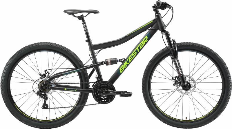 Bikestar Mountainbike 21 Gang Shimano RD-TY300 Schaltwerk Kettenschaltung für Damen und Herren, Kettenschaltung von Bikestar
