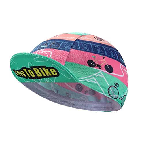 BikingBros Funny Cycling Cap - Polyester Cycling Hat-Under Helmet - Cycling Helmet Liner Breathable&Sweat Uptake, B11, One Size von BikingBros