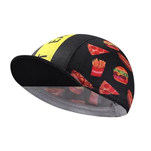 BikingBros Funny Cycling Cap - Polyester Cycling Hat-Under Helmet - Cycling Helmet Liner Breathable&Sweat Uptake, F12, One Size von BikingBros