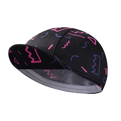 BikingBros Multicolor Cycling Cap - Polyester Cycling Hat-Under Helmet - Cycling Helmet Liner Breathable&Sweat Uptake，A22，One Size von BikingBros