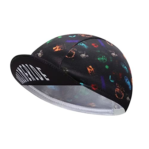 BikingBros Multicolor Cycling Cap - Polyester Cycling Hat-Under Helmet - Cycling Helmet Liner Breathable&Sweat Uptake，AA10 von BikingBros