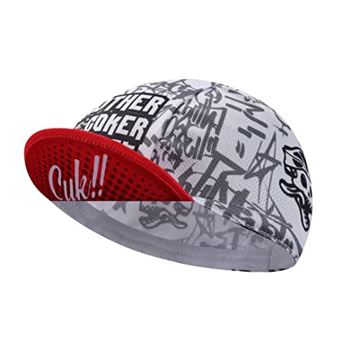 BikingBros Skull Cycling Cap - Polyester Skeleton Cycling Hat-Under Helmet - Funny Cycling Helmet Liner Breathable&Sweat Uptake One Size BikingBros Skull Cycling Cap - Polyester Skeleton Cycling Hat-Under Helmet - Funny Cycling Helmet Liner Breathable&Sweat Uptake One Size von BikingBros