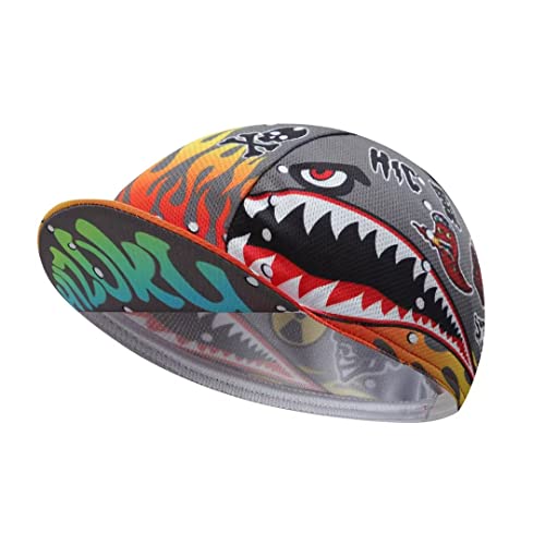 BikingBros Skull Cycling Cap - Polyester Skeleton Cycling Hat-Under Helmet - Funny Cycling Helmet Liner Breathable&Sweat Uptake One Size BikingBros Skull Cycling Cap - Polyester Skeleton Cycling Hat-Under Helmet - Funny Cycling Helmet Liner Breathable&Sweat Uptake One Size von BikingBros
