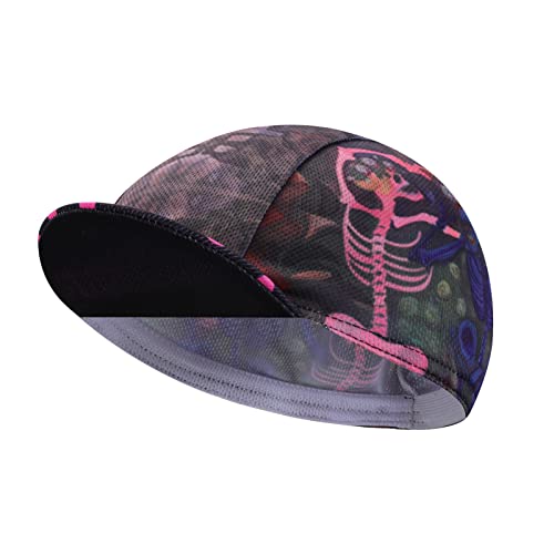 BikingBros Skull Cycling Cap - Polyester Skeleton Cycling Hat-Under Helmet - Funny Cycling Helmet Liner Breathable&Sweat Uptake One Size BikingBros Skull Cycling Cap - Polyester Skeleton Cycling Hat-Under Helmet - Funny Cycling Helmet Liner Breathable&Sweat Uptake One Size von BikingBros