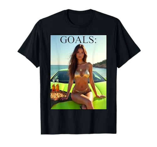 Bikini Babe T-Shirt - Sexy Brunette Bikini Modell & Auto T-Shirt Bikini Babe T-Shirt - Sexy Brunette Bikini Modell & Auto T-Shirt von Bikini Babe Tshirts For Men by NSPART