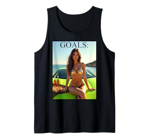 Bikini Babe T-Shirt - Sexy Brunette Bikini Modell & Auto Tank Top Bikini Babe T-Shirt - Sexy Brunette Bikini Modell & Auto Tank Top von Bikini Babe Tshirts For Men by NSPART