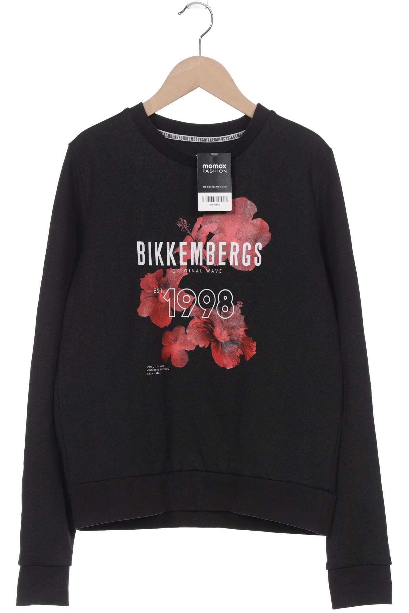 Bikkembergs Damen Sweatshirt, schwarz, Gr. 38 von Bikkembergs