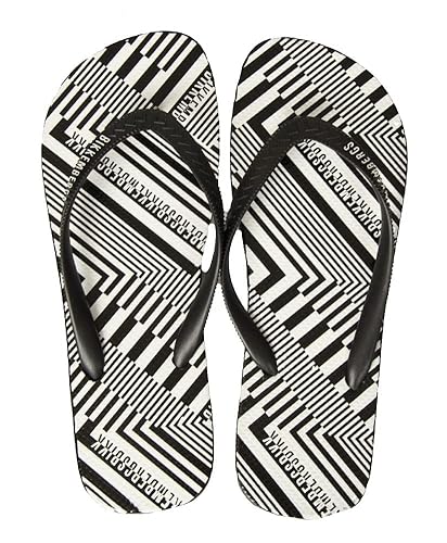 Bikkembergs Herren Flip Flops Sea oder Pool mit Logo-Spitze Artikel BKK2MSR05 Serie: Allover-Optik, ONE One color only, 44 von BIKKEMBERGS