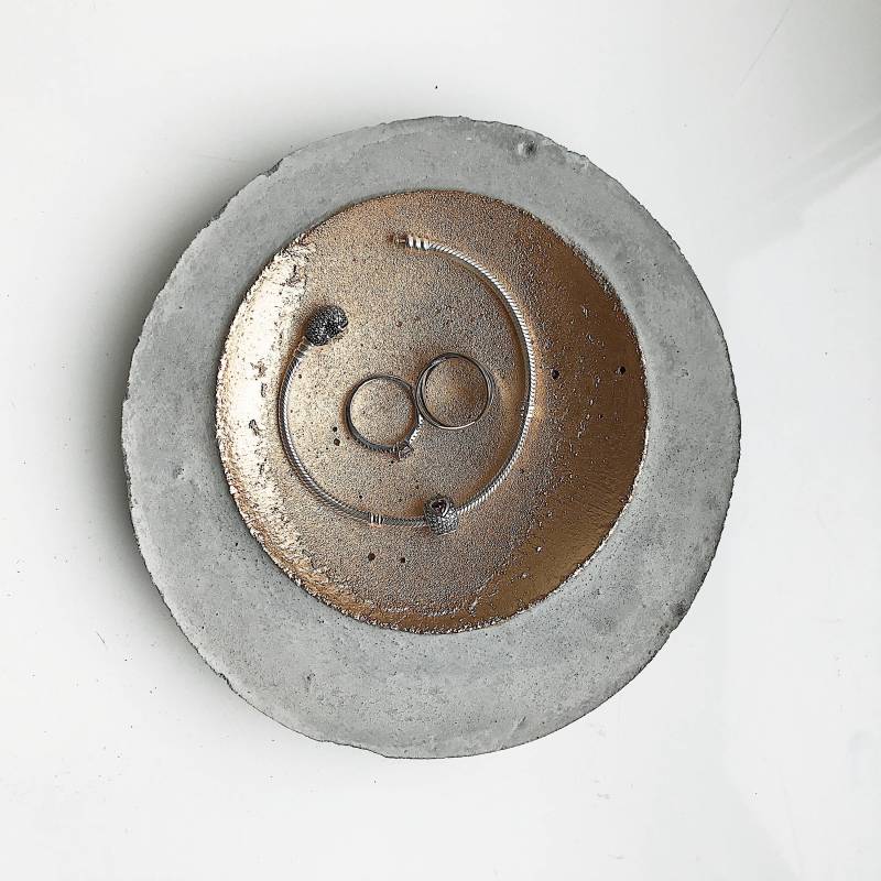 Ringschale Gold Schmuck Organizer Beton Schmuckschale Ringhalter Catch All Dish Schmuckhalter Aufbewahrung Für Loft Ringe Platte Ringschale Gold Schmuck Organizer Beton Schmuckschale Ringhalter Catch All Dish Schmuckhalter Aufbewahrung Für Loft Ringe Platte von BiletinShop