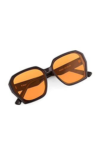 Bilge Karga Pruno Sonnenbrille (Schwarz, Orange) von Bilge Karga