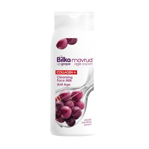Bilka Upgrape Gesichtsreinigung Milch Mavrud Age Expert - Anti-Aging Gesichtsreiniger & Make-up Entferner mit Collagen & Mavrud-Traubenextrakt für Tiefenpflege, 200 ml Bilka Upgrape Gesichtsreinigung Milch Mavrud Age Expert - Anti-Aging Gesichtsreiniger & Make-up Entferner mit Collagen & Mavrud-Traubenextrakt für Tiefenpflege, 200 ml von Bilka Collection