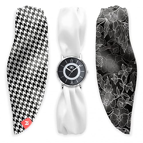 Bill's Watches Damen Analog Quarz Uhr mit Stoff Armband BW-TRDPK33 Bill's Watches Damen Analog Quarz Uhr mit Stoff Armband BW-TRDPK33 von Bill s Watches