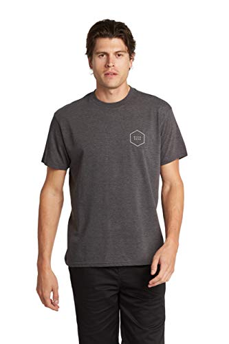 BILLABONG Herren Classic Short Sleeve Premium Logo Graphic T-Shirt, Black Heather Access, M von Billabong