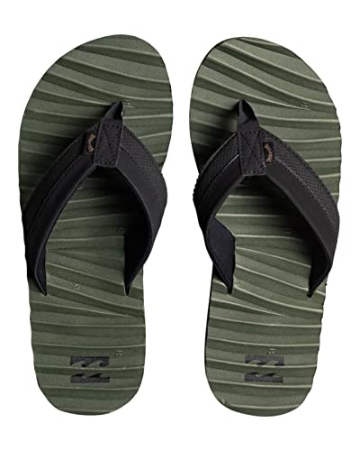 BILLABONG Herren Dunes Impact Flipflop, Military, 39 EU Schmal von Billabong