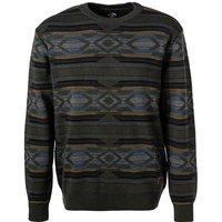 BILLABONG Herren Pullover grün Baumwolle gemustert von Billabong