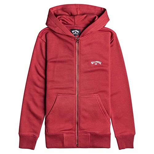 BILLABONG Jungen Sweat Ã Capuche Zippé Garçon Arch Sweatshirt, Weinrot, 12 años von Billabong