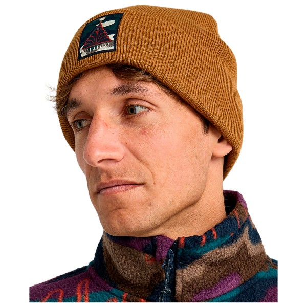 Billabong - Adiv Patch Beanie - Mütze Gr One Size braun von Billabong