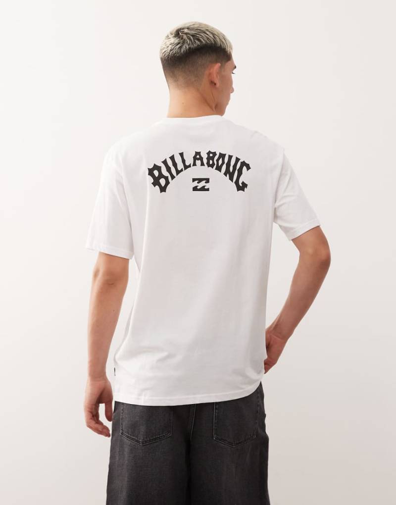 Billabong - Arch Wave - T-Shirt in Weiß von Billabong