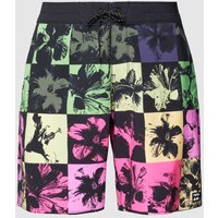 Billabong Badehose mit Allover-Muster Modell 'SUNDAYS' in Black, Größe 33 von Billabong