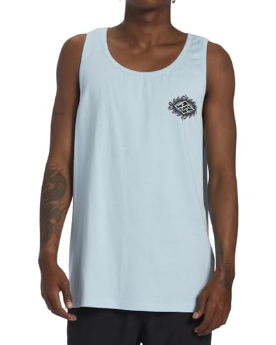 Billabong Crayon Wave - Graphic Vest Top for Men - Tanktop mit Grafik - Männer - L - Blau von Billabong