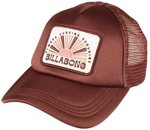 Billabong Damen Across Waves Adjustable Trucker Hat Baseballkappe, Choc Chip S125, Einheitsgröße von Billabong
