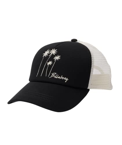 Billabong Damen Across Waves Verstellbare Trucker-Mütze Baseballkappe, schwarz, Einheitsgröße von Billabong