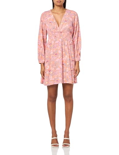 Billabong Damen In Ur Dreams V-Neck Mini Dress Lässiges Kleid, Pfirsichparadies, Klein von Billabong
