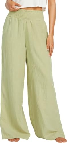Billabong Damen New Waves Stripe Pant Hose mit elastischem Bund, Avocado, M Billabong Damen New Waves Stripe Pant Hose mit elastischem Bund, Avocado, M von Billabong