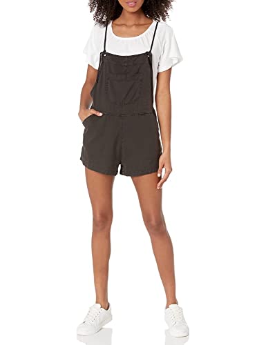 Billabong Damen Out N About Short Overall Strampelhose, Mattschwarz, Small von Billabong