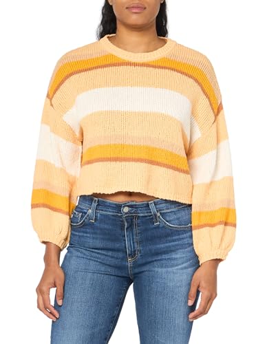 Billabong Damen Sol Time Sweater Pullover, Citrus Glow, Mittel von Billabong