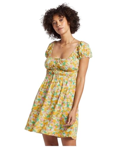 Billabong Damen Sun Kissed Mini Dress Lässiges Kleid, Palmengrün, Mittel Billabong Damen Sun Kissed Mini Dress Lässiges Kleid, Palmengrün, Mittel von Billabong