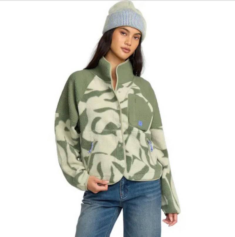 Billabong Fleecejacke Popoyo Snap Up - Fleece-Jacke von Billabong