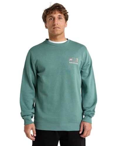 BILLABONG Foundation Cr - Sweatshirt for Men - Sweatshirt - Männer - M - Blau von BILLABONG