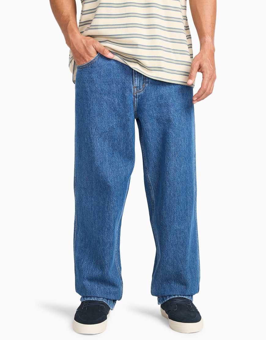 Billabong - Gold Coast - Denim-Jeans im Workwear-Design in Blau von Billabong